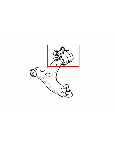 Silent block inferiore anteriore posteriore Hardrace Mazda 3 MK1