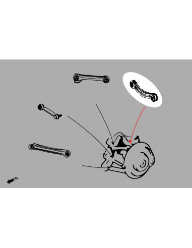 Rear Camber Kit Mercedes-Benz C-class, E-class, Slk/slc-class