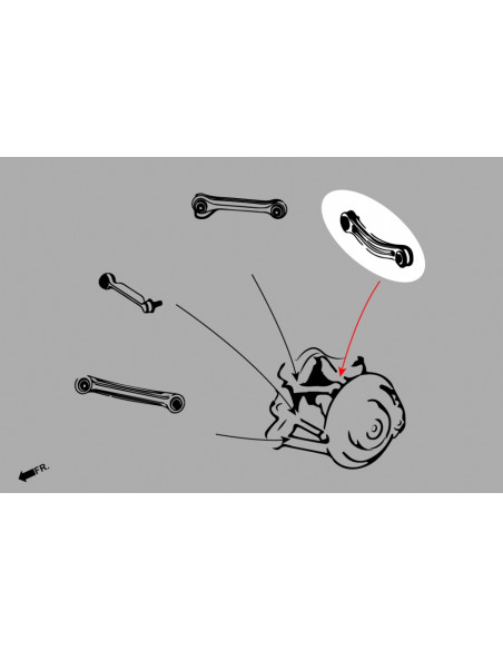 Rear Camber Kit Mercedes-Benz C-class, E-class, Slk/slc-class