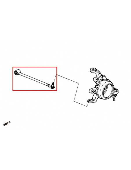 Bracci convergenza posteriore Hardrace Honda S2000 MK1 MK2