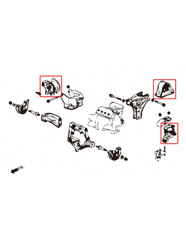 Harden Engine Mount Honda Civic