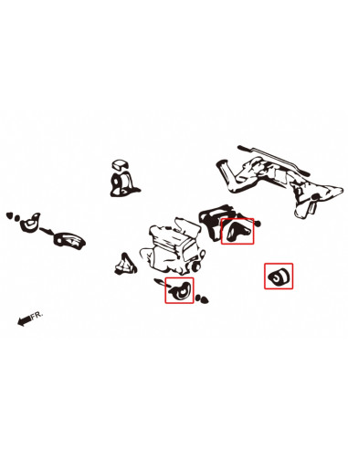 Harden Engine Mount Honda Civic, Crx, Integra