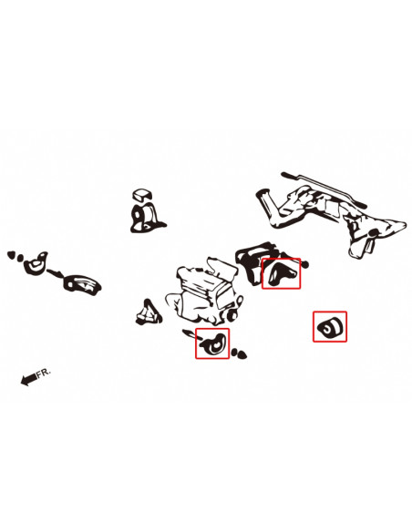 Harden Engine Mount Honda Civic, Crx, Integra