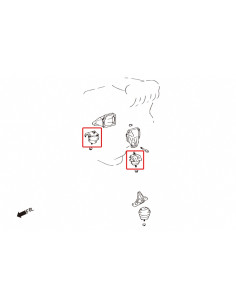 Supporto motore rinforzato Hardrace Toyota Altezza CE10 XE10 MK1 2