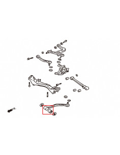 Boccole del braccio longitudinale posteriore Hardrace Mitsubishi Lancer Evo 4 5 6 7 8 9  CJ CS 2