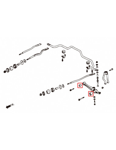 Boccole Del Braccio inferiore anteriore Hardrace Honda Accord MK4