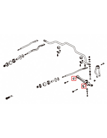 Boccole Del Braccio inferiore anteriore Hardrace Honda Accord MK4