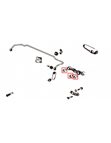 Kit Boccole del Braccio inferiore posteriore Hardrace Honda Del Sol CR-X Civic MK4 CRX MK2 Integra MK2 MK3