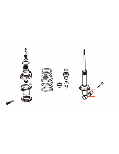 Rear Shock Absorber Bushing Honda Integra, RSX