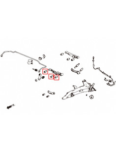 Rear Lower Arm Bushing Honda Civic 2