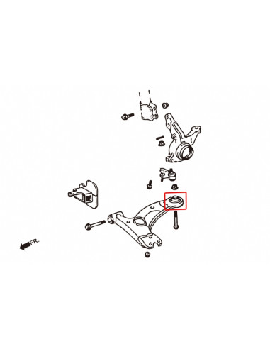 Front Lower Arm Bushing Toyota Corolla/altis/auris, Wish