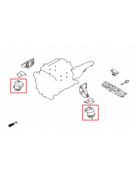 Harden Engine Mount Infiniti G series, Nissan Skyline, Z-series