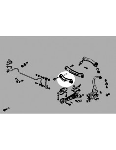 Kit Braccio laterale posteriore lato anteriore Hardrace Honda Accord MK4 MK5 2