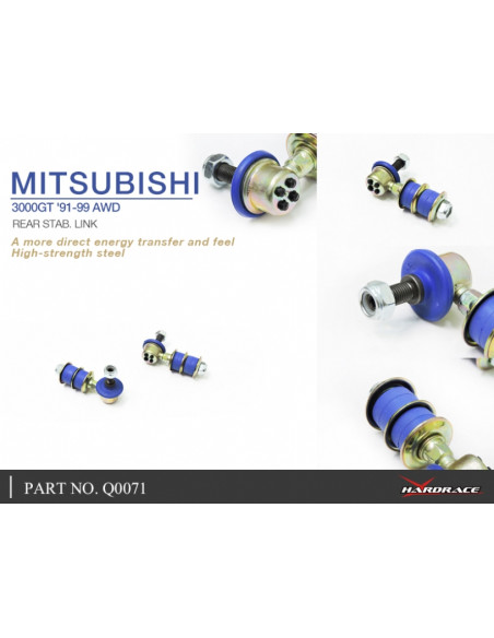Bielletta barra stabilizzatrice posteriore Hardrace Mitsubishi 3000 GT
