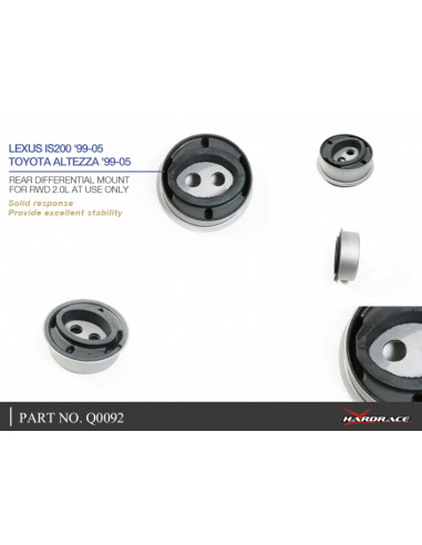 Rear Differential Mount Lexus IS, Toyota Altezza