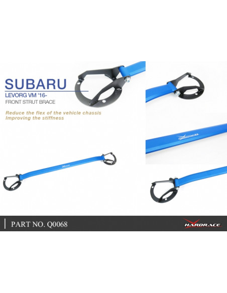 Barra Duomi anteriore Hardrace Subaru WRX VA + STi