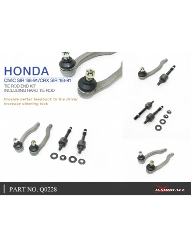 Tie Rod End Kit Honda Civic