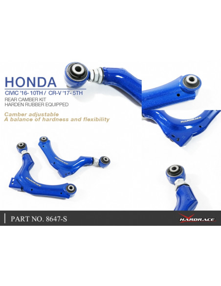 Rear Camber Kit Honda Civic, CR-V