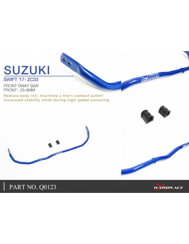 Barra Rinforzo anteriore Hardrace Suzuki Swift MK3 ZC33