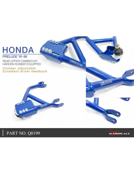 Kit camber superiore posteriore Hardrace Honda Prelude MK5