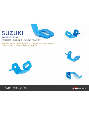 Staffa posteriore regolazione altezza faro Hardrace Suzuki Swift MK3 ZC33