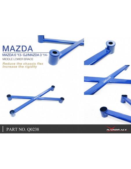 Middle Lower Brace Mazda 3, 6