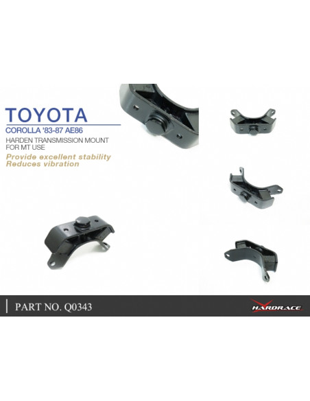 Harden Transmission Mount Toyota 86