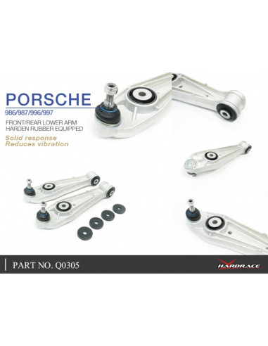 Braccio inferiore anteriore/posteriore Hardrace Porsche 911 996/997 + GT2/GT3/RS Boxster 986/987 Cayman 987