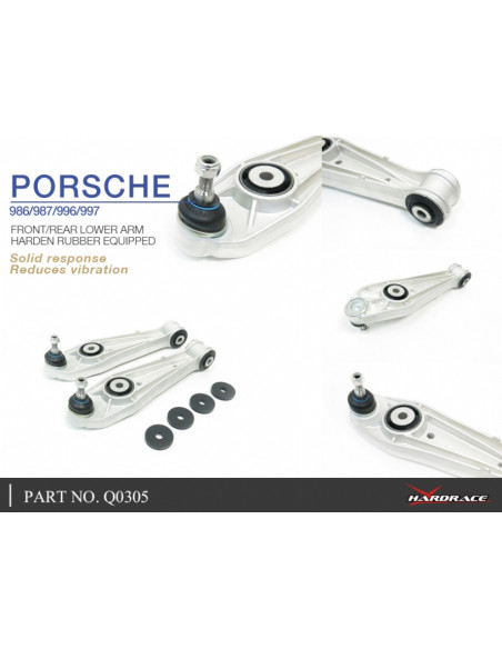 Braccio inferiore anteriore/posteriore Hardrace Porsche 911 996/997 + GT2/GT3/RS Boxster 986/987 Cayman 987
