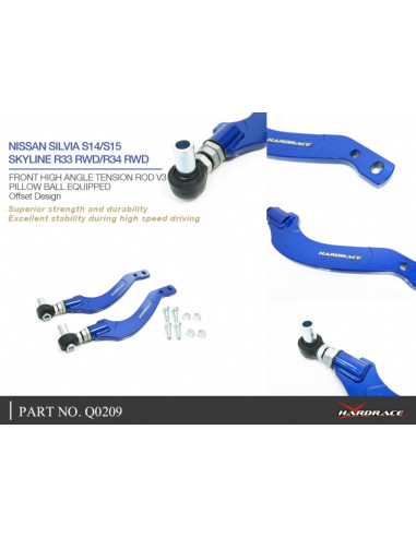 Front High Angle Tension Rod Nissan 240SX, Skyline