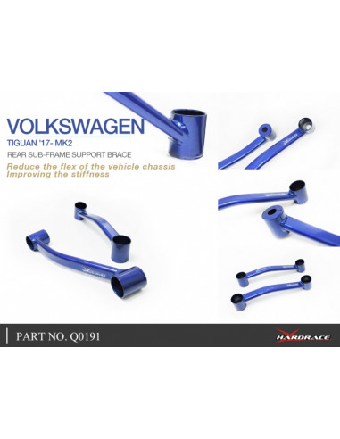Rear Sub-frame Support Brace Skoda Kodiaq, Volkswagen Tiguan