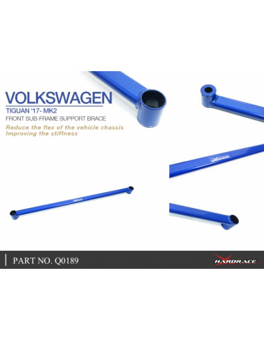 Barra Supporto Sottotelaio Anteriore Hardrace Skoda Kodiaq NS7