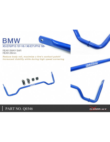 Rear Sway Bar Bmw X5, X6