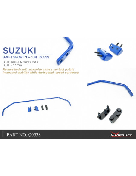Rear Add-on Sway Bar Suzuki Swift