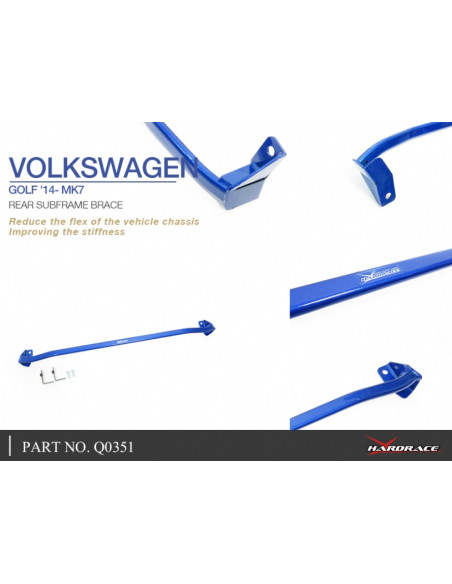 Rear Sub-frame Brace Volkswagen Golf