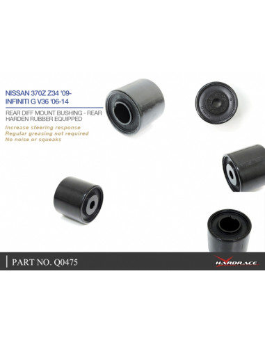 Rear Diff Mount Bushing Infiniti G series, Nissan Skyline, Z-series