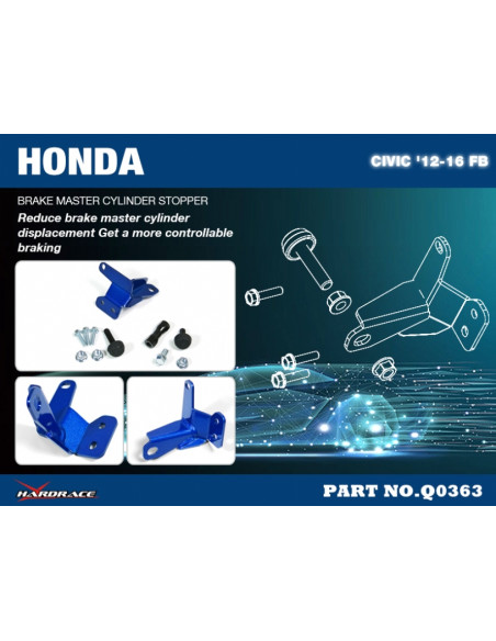 Stopper freno ciclindro maestro Hardrace Honda Civic MK8