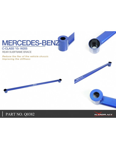 Barra Duomi Posteriore Hardrace Mercedes Classe C W205