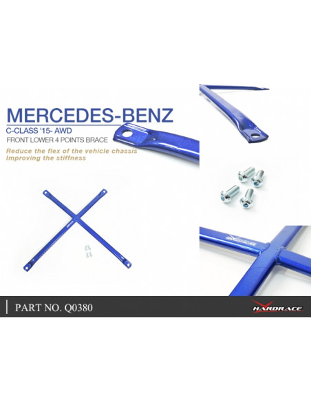 Front Lower 4 Points Brace Mercedes-Benz C-class, Glc-class