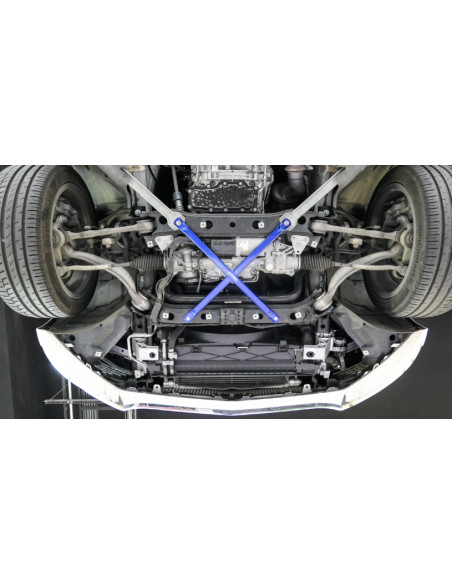 Barra Rinforzo a 4 Punti Inferiore Anteriore Hardrace Mercedes Classe C W205 + AMG C43