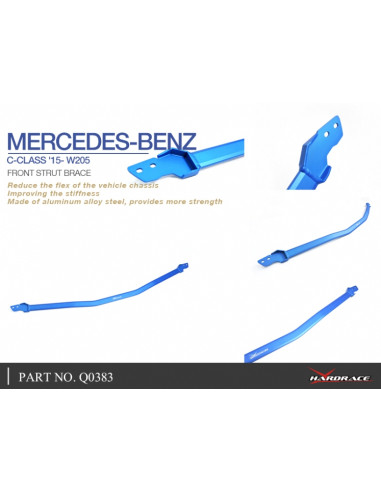 Barra Duomi Anteriore Hardrace Mercedes Classe C W205