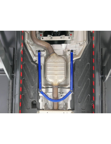 Barra di Rinforzo Centrale inferiore Hardrace Mercedes Classe C W205 + AMG C43/C63