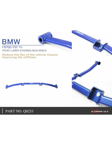Front Lower Steering Rack Brace Bmw 1 Series, 3 Series