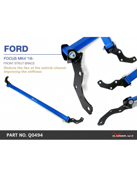 Barra Duomi anteriore Hardrace Ford Focus MK4 C519