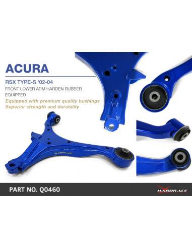 Braccio inferiore anteriore Hardrace Honda Civic MK7 +Type R Integra MK4 Type R