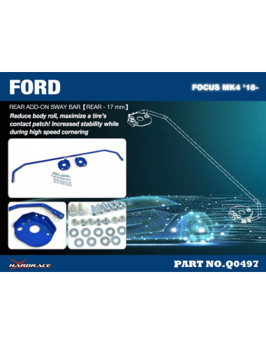 Rear Add-on Sway Bar Ford Focus