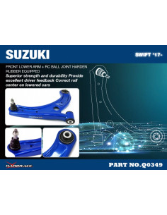 Braccio Oscillante Inferiore Anteriore RC Hardrace Suzuki Swift MK3 ZC33 2