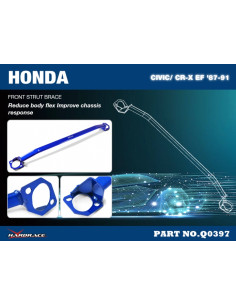 Barra Duomi Anteriore Hardrace Honda Civic MK4 Civic CRX MK2 2