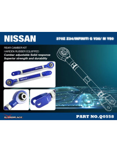 Kit camber posteriore Hardrace Nissan 370Z Z34 Infiniti G37 MK4 V36 2