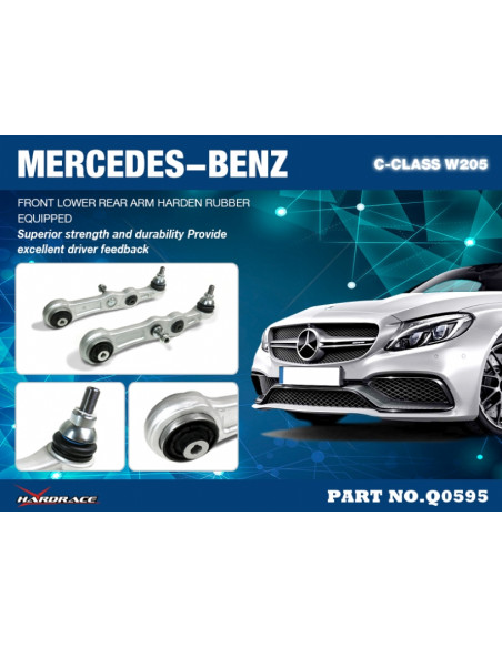 Braccio Posteriore Inferiore Anteriore Hardrace Mercedes Classe C W205 + AMG C43/C63 Classe E W213 + E43/E53/E63